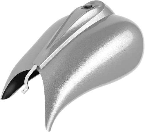 Vista 21 de Cubiertas de tanque estiradas con consola de tablero y tapa de tanque de combustible, cubiertas de combustible de galón para Harley Touring Whisky