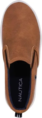 Vista 5 de Nautica Akeley - Tenis para niños sin cordones para jóvenes y niños (niños grandes, pequeños y bebés)