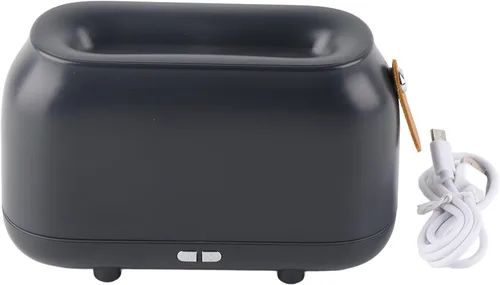 Vista 5 de Topyond Difusor de llama difusor de aceite esencial humidificador de aromaterapia, humidificador de chimenea alimentado por USB para yoga en casa