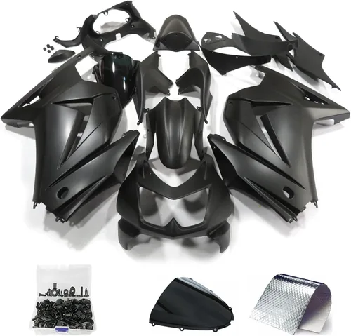 Vista 5 de Kit de carenado de motocicleta sin pintar para NINJA 250R EX250 2008 2009 2010 2011 2012 (15 piezas)