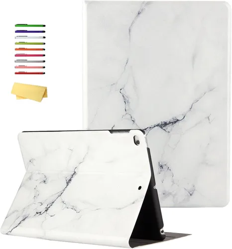 Vista 23 de Funda para iPad de 6ª/5ª generación de 9.7 pulgadas 2018/2017, para iPad Air 2/Air 1 con soporte, soporte para lápices, bolsillo