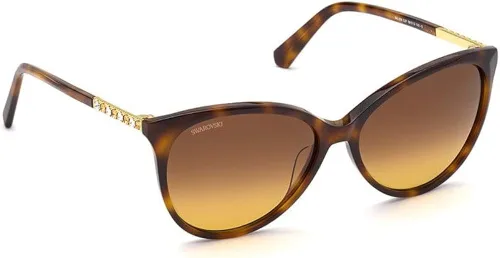 Vista 7 de Gafas de sol Swarovski SK 0309 52F Dark HavanaGradient Brown, Habana oscuro