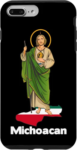 Vista 12 de Funda para iPhone 16 San Judas Tadeo con Michoacán México