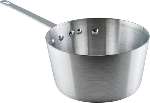Vista 11 de Winco Olla de salsa cónica de aluminio resistente, 3mm, 1.5 cuartos de galón