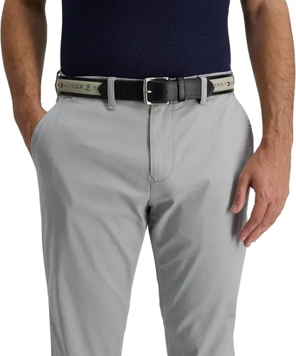 Vista 6 de Tommy Hilfiger mens Fabric Inlay Casual Belt With Classic Harness Buckle