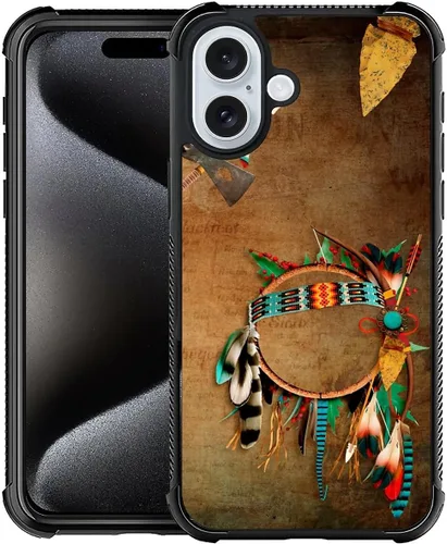 Vista 126 de CARLOCA Funda compatible con iPhone 15, increíble patrón de luz espacial nebulosa para niñas y niños, ultra protección, a prueba de golpes