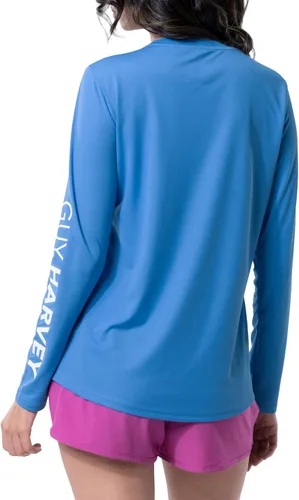 Vista 2 de Guy Harvey Camisa de protección solar de rendimiento de manga larga para mujer UPF 50+