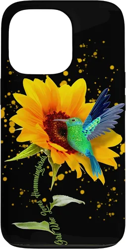 Vista 10 de Just a Girl who Love Hummingbirds Sunflower Bird Cute Flower Case for iPhone 17