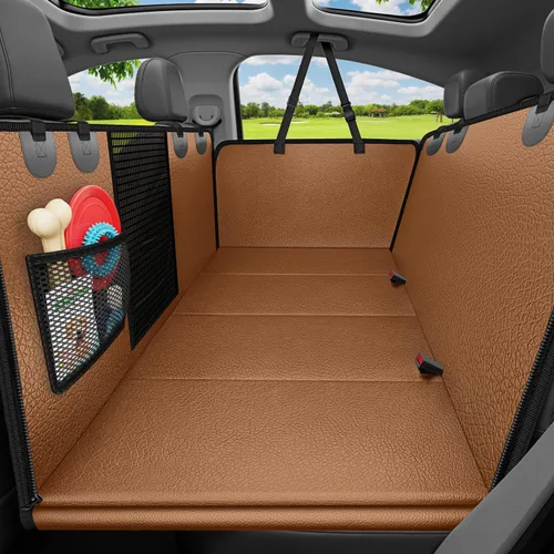 Vista 13 de URPOWER Funda de asiento para perro, hamaca 100% impermeable, 600D, resistente, a prueba de arañazos, antideslizante, duradera, suave