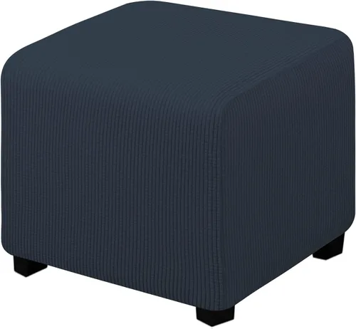 Vista 114 de Easy-Going Funda Elástica para Otomana Taburete de Almacenamiento Plegable Protector de Muebles Funda Rectangular Suave con Parte Inferior Elástica