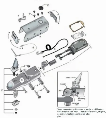 Vista 4 de Tie Down DEXTR MARINE Tie Down Engineering 82405 Kit de frenos de disco ventilado de 10 pulgadas 66