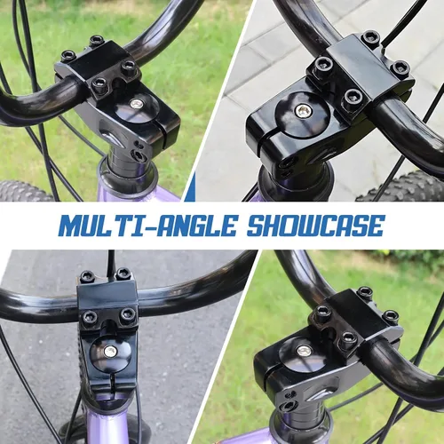 Vista 3 de Vástago de bicicleta para bicicleta BMX aleación de aluminio engranaje fijo vástago de bicicleta