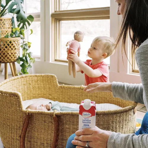 Vista 11 de Sweetie Pie Organics Batido de lactancia, manzana y pera, apoyo a la producción de leche materna para lactancia y bombeo, sin edulcorantes, sabores
