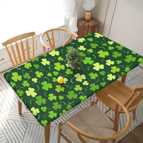 Vista 33 de Fiokroo Mantel de hojas de arce otoñales con borde elástico, mantel redondo de Acción de Gracias hoja de otoño lavable reutilizable cubierta de mesa