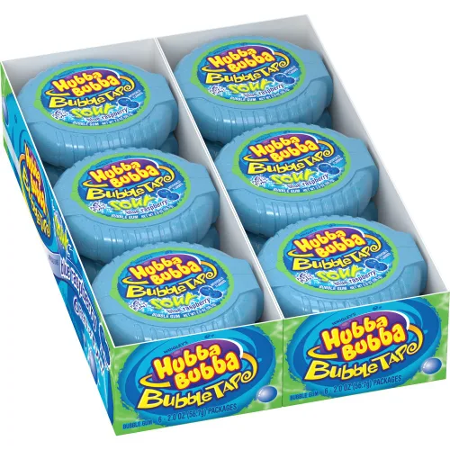 Vista 7 de HUBBA BUBBA Cinta de goma de mascar – Paquete original de goma de mascar a granel, 2 onzas, paquete de 6 caramelos a granel