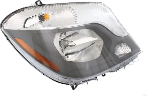 Vista 2 de Faro delantero del pasajero para Mercedes Benz Sprinter 2500 2014-2018 lente transparente halógena