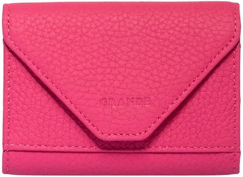 Vista 25 de grande Estuches para tarjetas 3639, Naranja, Tarjetero de cuero con cierre magnético, cartera pequeña de acordeón para mujer