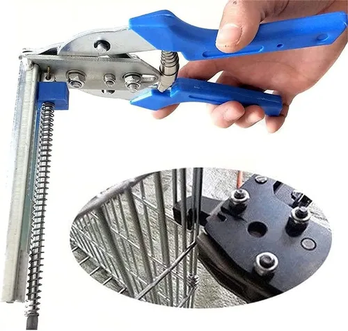 Vista 3 de Alicates universales tipo M para anillos de uñas con 600 unidades, anillos de cerdo, clips M, alicates de anillo de cerdo, alicates de sujeción