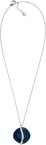 Vista 2 de Skagen Collar con colgante de cristal de mar de plata, oro rosa o dorado para mujer