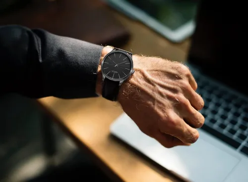 Vista 3 de Mens Watches Ultra-Thin Minimalist Waterproof Fashion Simple Business Wrist Watch for Men Unisex Dress with Leather Band