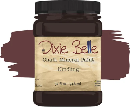 Vista 273 de Pintura para muebles con acabado de tiza Dixie Belle Paint Company - Amatista (4oz) - Pintura mineral de tiza chic púrpura profundo mate