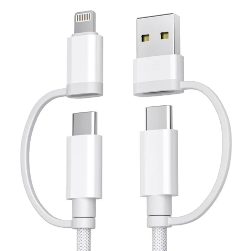 Vista 8 de Basesailor Cable de carga para iPad mini 7ª de 3.3 pies, iPad Pro 10ª Air 4 5ª generación, cable de carga rápida de 60 W con convertidor
