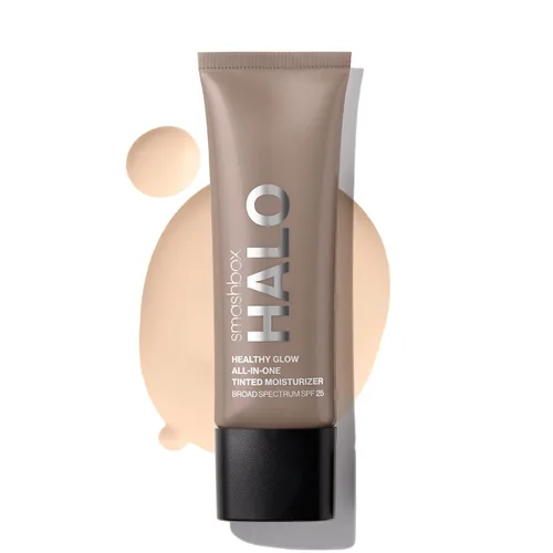Vista 18 de Smashbox Halo Healthy Glow Tinted Moisturizer with SPF 25 24-Hour Hydrating Skin Tint with Buildable Coverage and Dewy Finish Hyaluronic Acid &