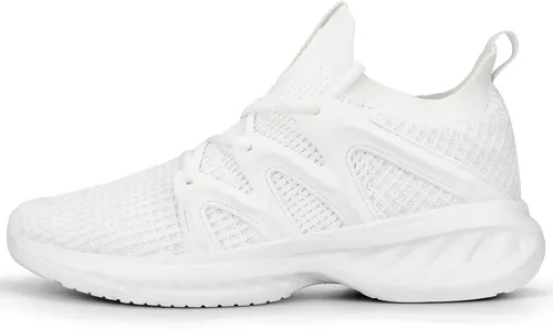 Vista 3 de Pujcs - Zapatos deportivos para caminar para hombre, antideslizantes, transpirables, ligeros, atléticos, para gimnasio, tenis y correr
