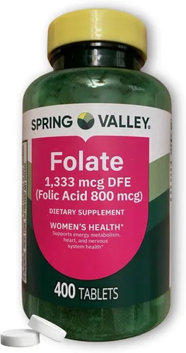 Vista 7 de Vitaminas prenatales - ácido folato metilo 1,333 mcg Prenatal 400 comprimidos (paquete de 1), en caja por Fusion Shop Store