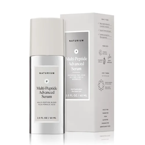 Vista 14 de Naturium Suero avanzado multipéptido, suero facial reafirmante y suavizante para líneas finas y arrugas con mezcla avanzada de múltiples péptidos, 1