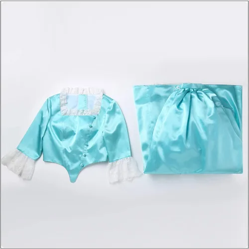 Vista 4 de Weixu Colonial - Disfraz de princesa para mujer, vestido victoriano de regencia para cosplay
