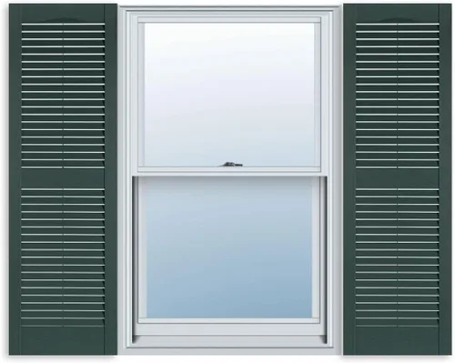 Vista 9 de Persianas estándar exteriores de vinilo para ventanas Negro