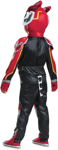 Vista 2 de Disguise Marshall - Disfraz de Paw Patrol de lujo, traje oficial de Paw Patrol para niños pequeños con armadura y tocado para niños