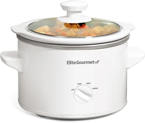 Vista 7 de MaxiMatic Elite Gourmet olla de cocción lenta de 1.5 qt, Plateado Tapa de cristal ajustable apta para lavavajillas, ideal para entradas, salsas