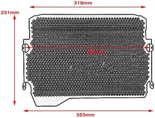 Vista 7 de LAHTI Radiator Grille Guard Cover Radiator Grille Guard Cover Fuel Tank Protection for Ya&maha MT07 MT-07 MT FZ 07 FZ-07 FZ07 2018-2023 2021