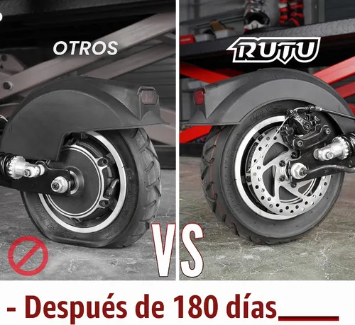 Vista 4 de RUTU Repuesto de neumático o tubo interior y neumático de 10 x 2.50 para scooters eléctricos inteligentes de equilibrio automático, aerotabla se 10