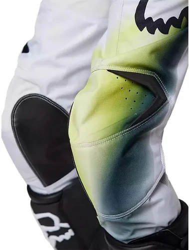 Vista 5 de Fox Racing Pantalón de motocross Toxsyk 180 unisex para niños Amarillo fluorescente