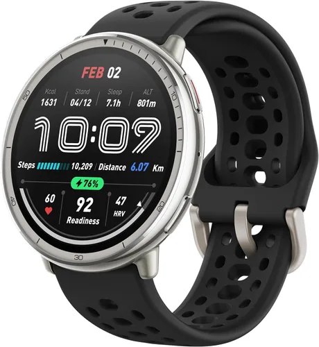 Vista 13 de Amazfit Reloj inteligente Active 2 Premium de 1.32 pulgadas, cristal