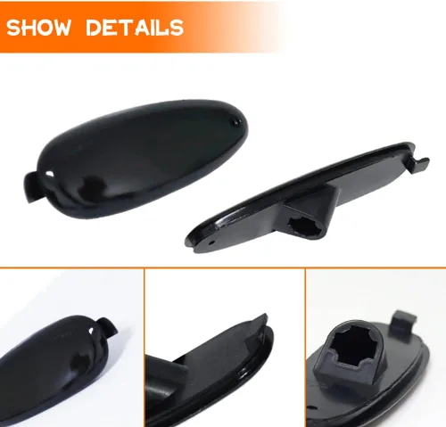 Vista 2 de Para 1996-1999 Ford Taurus 1996-1999 Mercury Sable 2002-2005 Ford Thunderbird Parachoques Trasero Lado Marcador Carcasa Lente Ahumada