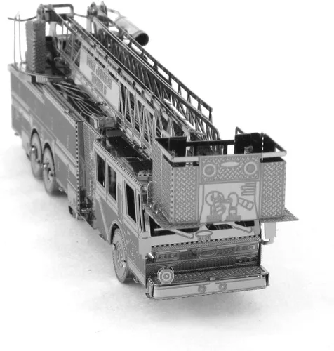 Vista 5 de Metal Earth Kit de modelo de metal 3D de camión de bomberos Fascinaciones