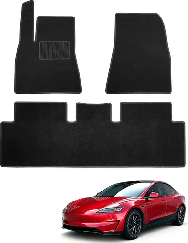 Vista 27 de Alfombrillas para suelo de Dodge Durango 2016-2025 2026 de 6 asientos, protector de carga para todo tipo de clima, TPE resistente, impermeable