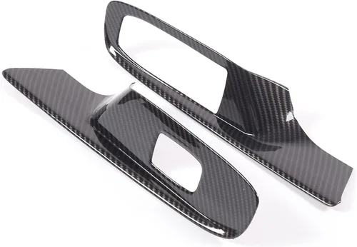 Vista 2 de Cubierta para interruptor de elevación de ventana compatible con Chevrolet Corvette C8 Stingray 2020-2023, cubierta de marco de decoración de marco