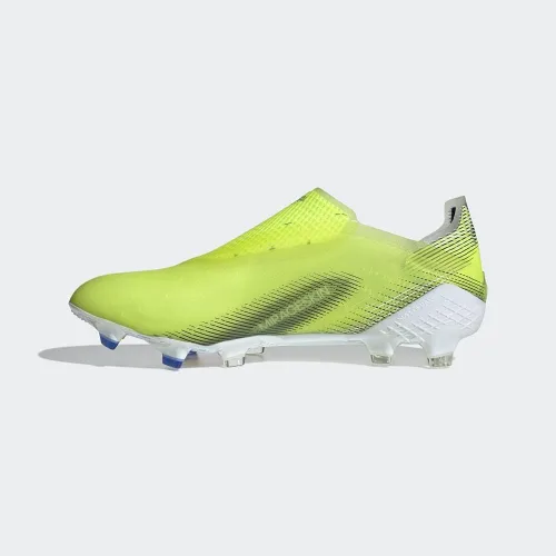 Vista 7 de adidas X Ghosted+ Firm Ground Cleat - Zapatillas de fútbol para hombre, color amarillo y negro