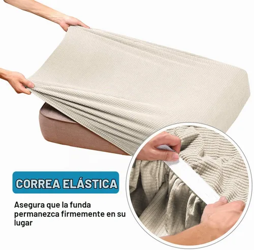 Vista 5 de Flamingo P Funda de cojín elástica de alta estiramiento para asiento de sofá, protector de muebles para sofá, funda de sofá suave y flexible