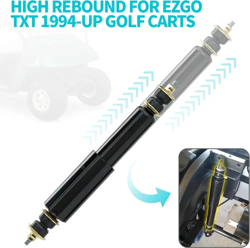 Vista 5 de 10L0L Amortiguador trasero delantero para carrito de golf mejorado para EZGO TXT 1994-up, EZGO Medalist & Marathon 1970-1994, OEM # 76418-G01