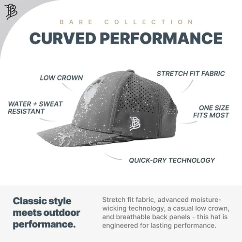Vista 3 de Branded Bills Anthem PVC Curved Performance, Lightweight, Comfortable Baseball Cap