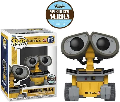 Vista 2 de Funko Charging Wall-E Specialty Series Pop Protector Bundle – Disney Charging Wall-E Specialty Series Pop Figurine 3.75 pulgadas con funda