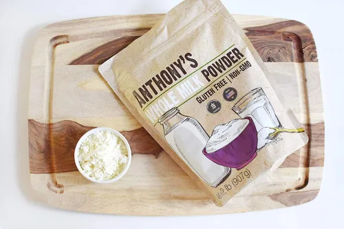 Vista 5 de Anthony's Leche Entera en Polvo, 2 lb, Sin Gluten, Sin OGM, Hecho en EE.UU