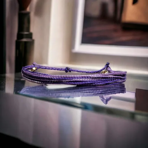 Vista 4 de Pulsera de concientización sobre el Alzheimer, en apoyo de los seres queridos que luchan contra el Alzheimer