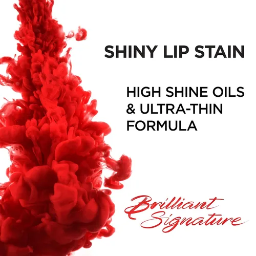 Vista 5 de L'Oreal Paris Brilliant Signature - Lápiz labial brillante para labios, Be Captivating, 0.21 onzas líquidas.